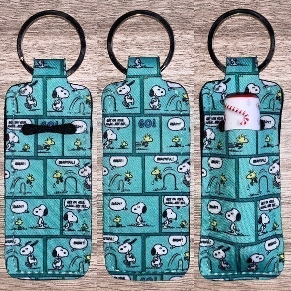 Peanuts Accessories Peanuts Snoopy Woodchuck Blue Chapstick Holder